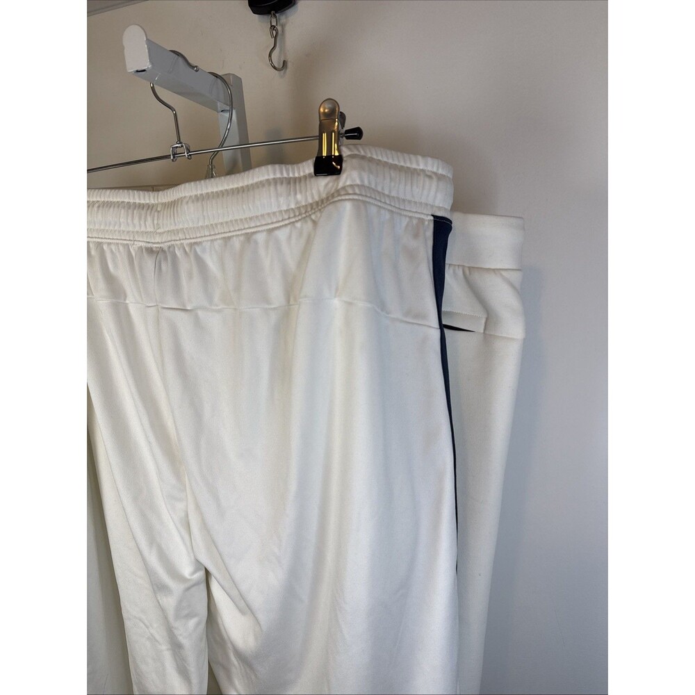 NEW LOT 2 Men's Athletic Works Jogger Sweatpants XXL White  Blue Trim 2 Pair - Picture 13 of 13